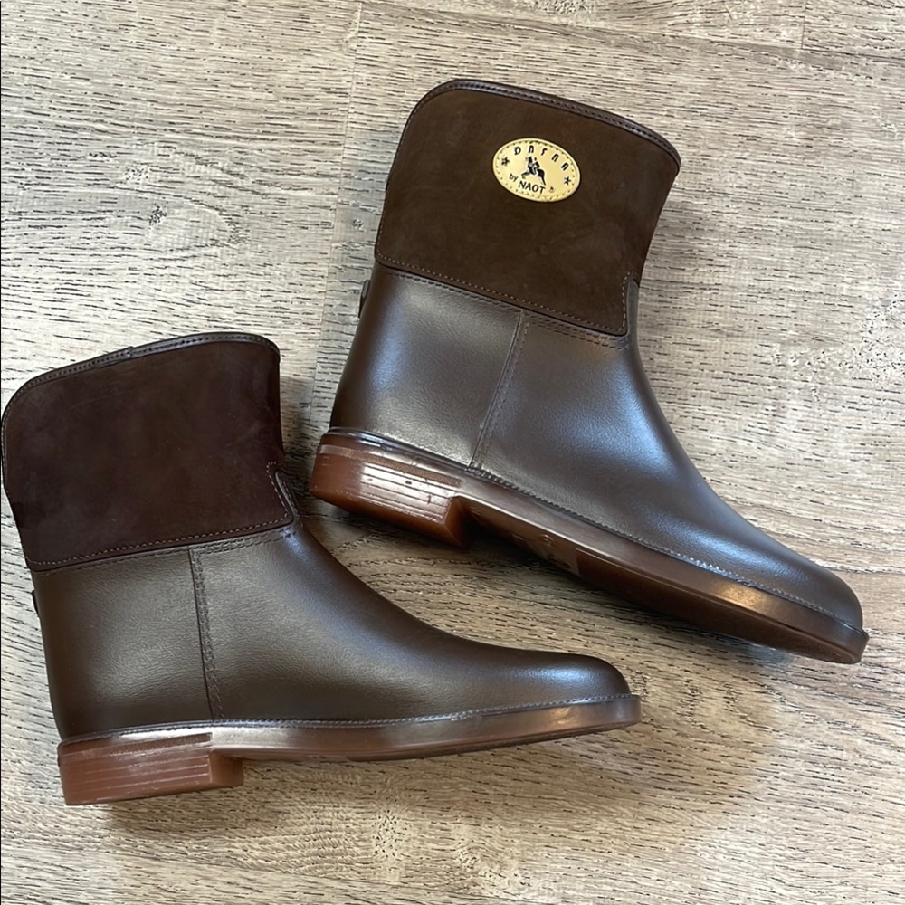 Noat 9 Ladies Dafna Paddock Boots Brown Equestrian Slip On 39